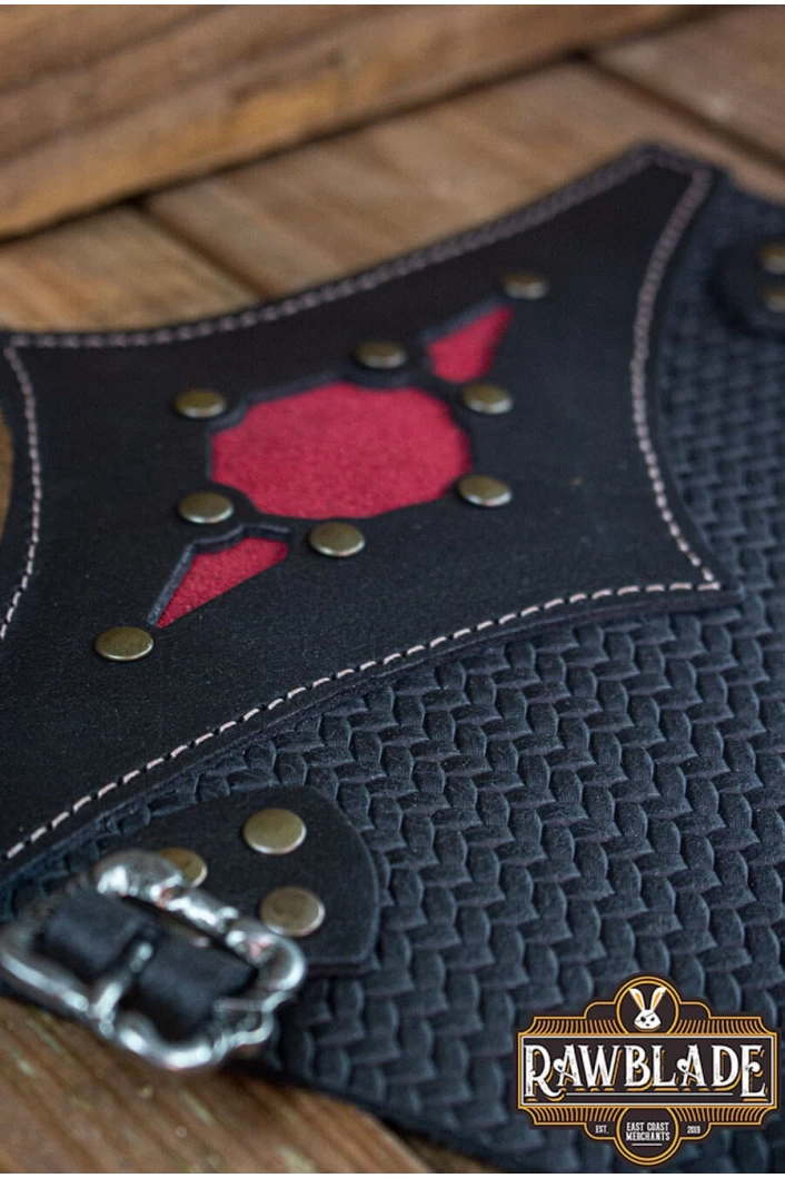 Beljant Bracer Black and Red Blood