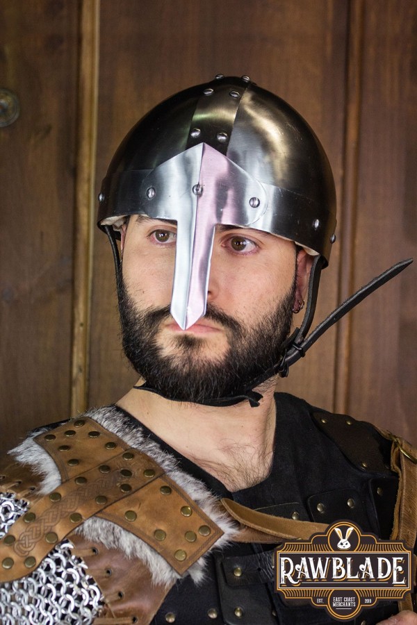 Normandie Spangenhelm - leer