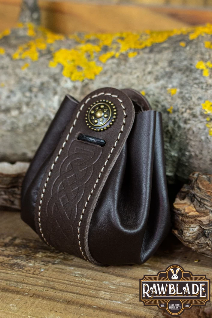 Wanderer Pouch Small - Brown Leather