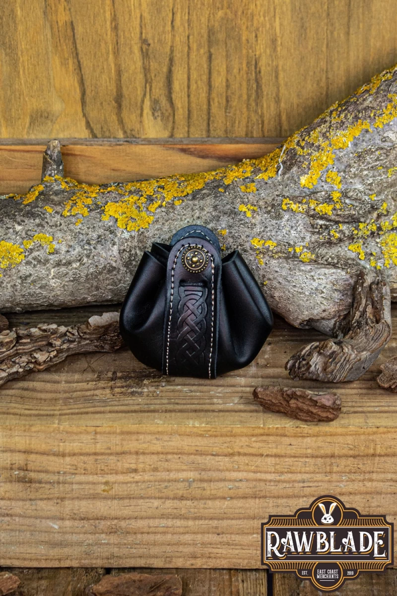Wanderer Pouch Small - Black Leather