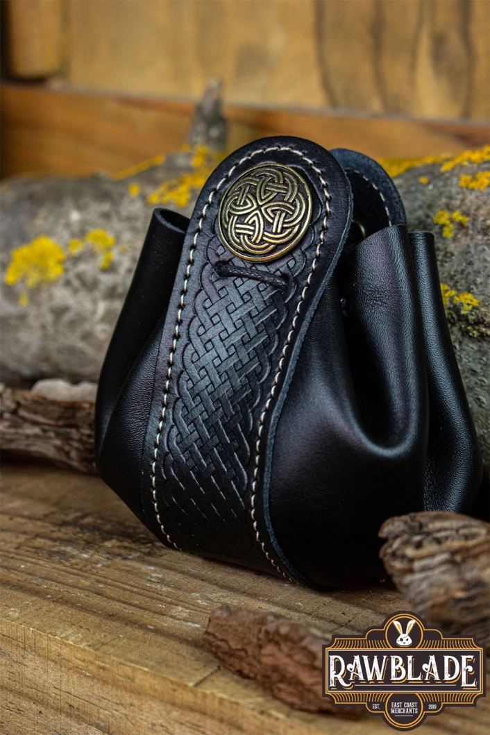 Wanderer Pouch Big - Black Leather