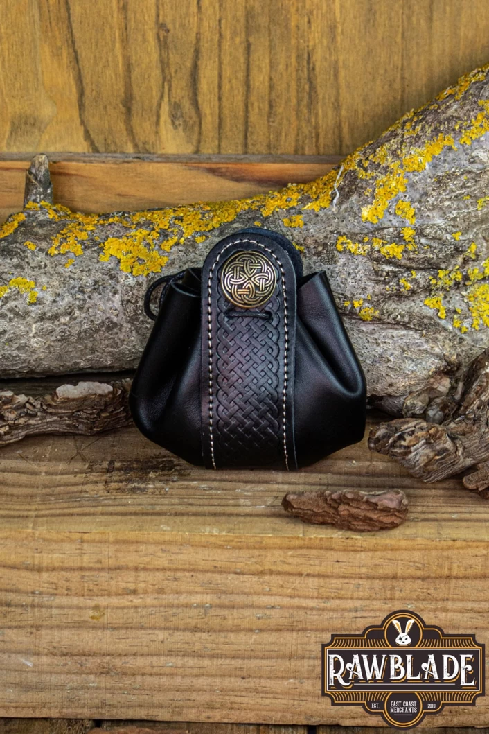 Wanderer Pouch Big - Black Leather