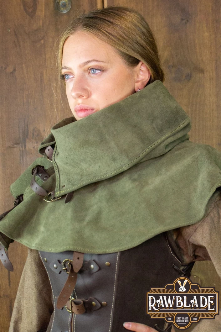 Gevaudan Splitleather Tube Gugel - Green
