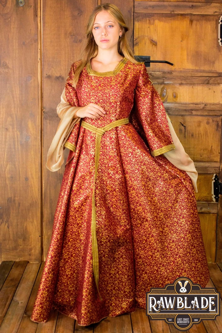 Aquitania Noble Dress - Red
