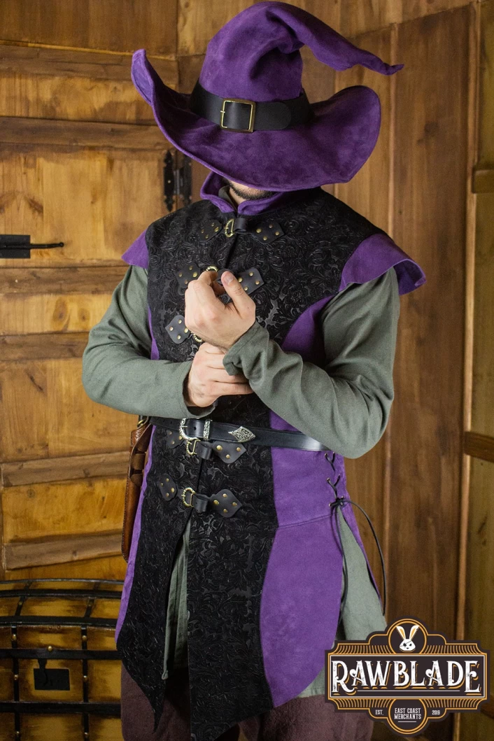 Yalon, long jerkin Deluxe - Purple