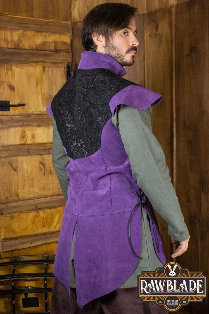 Yalon, long jerkin Deluxe - Purple