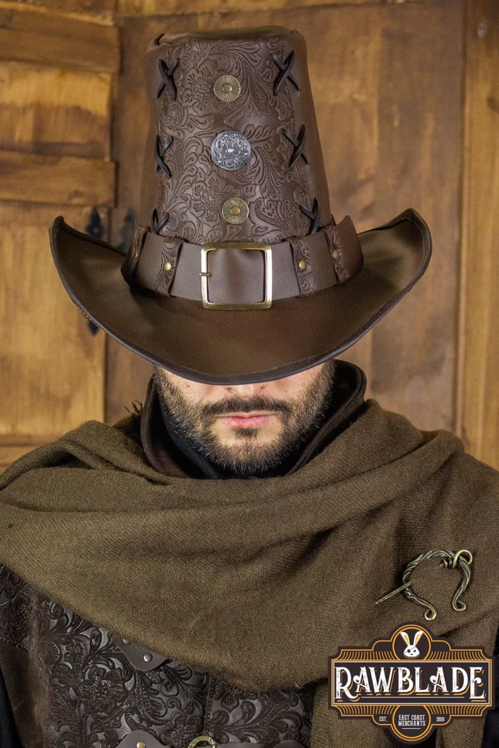 Johann Witch Hunter Hat Deluxe - Brown