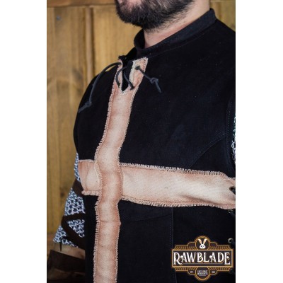 Crussader Knight Tabard - Black/White