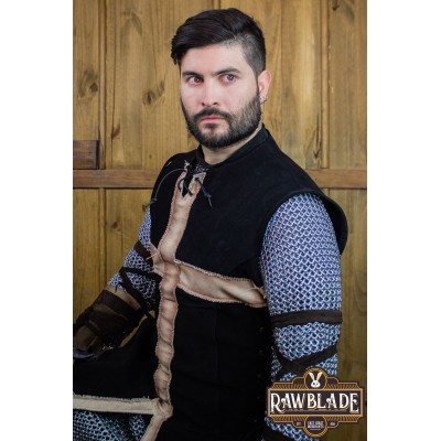 CrussoDer Knight Tabard - Nero / Bianco