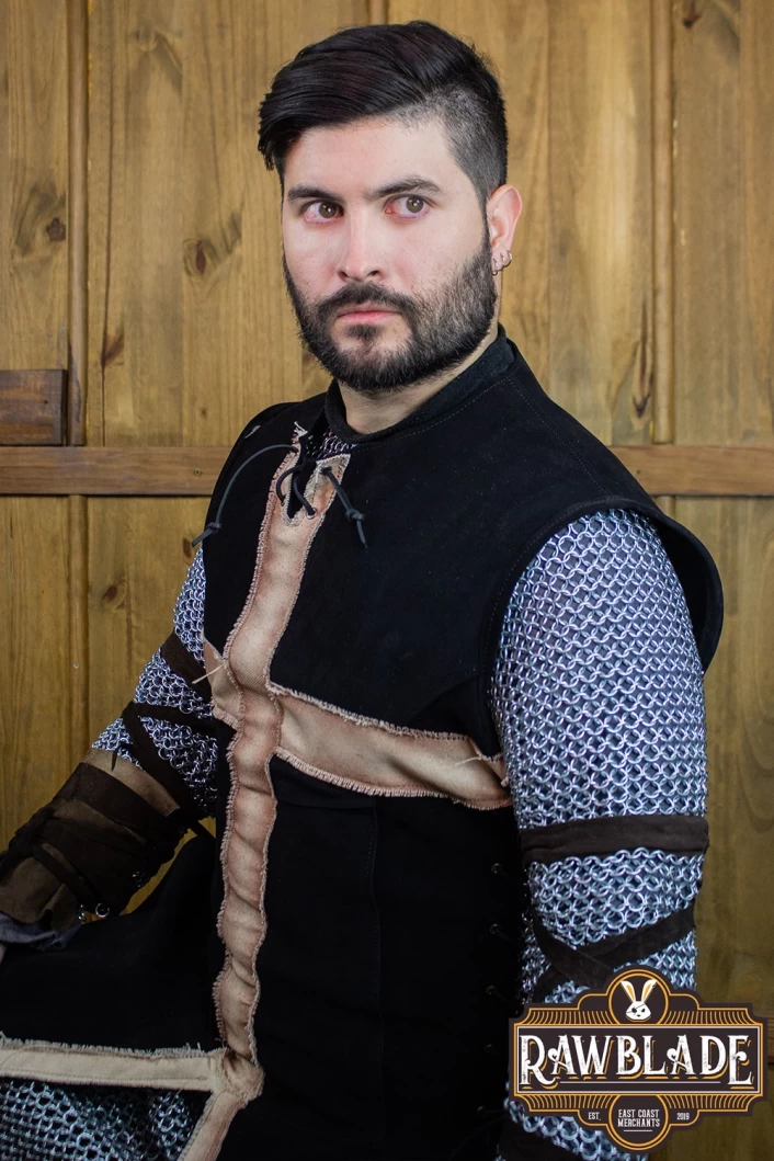 Crussader Knight Tabard - Black/White
