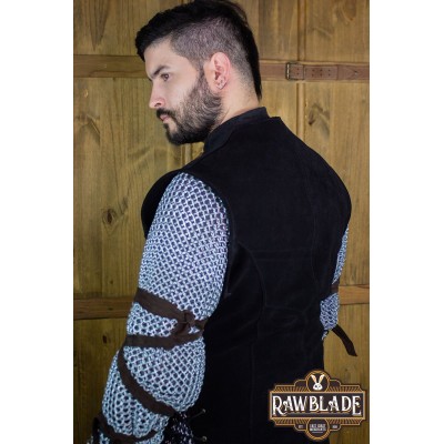 Crussader Knight Tabard - Schwarz / Weiß