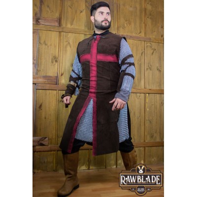 Crussader Knight Tabard - Brown / Rouge