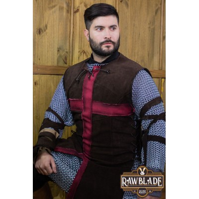 Caballero CRUSSADER TABLARD - Marrón / Rojo