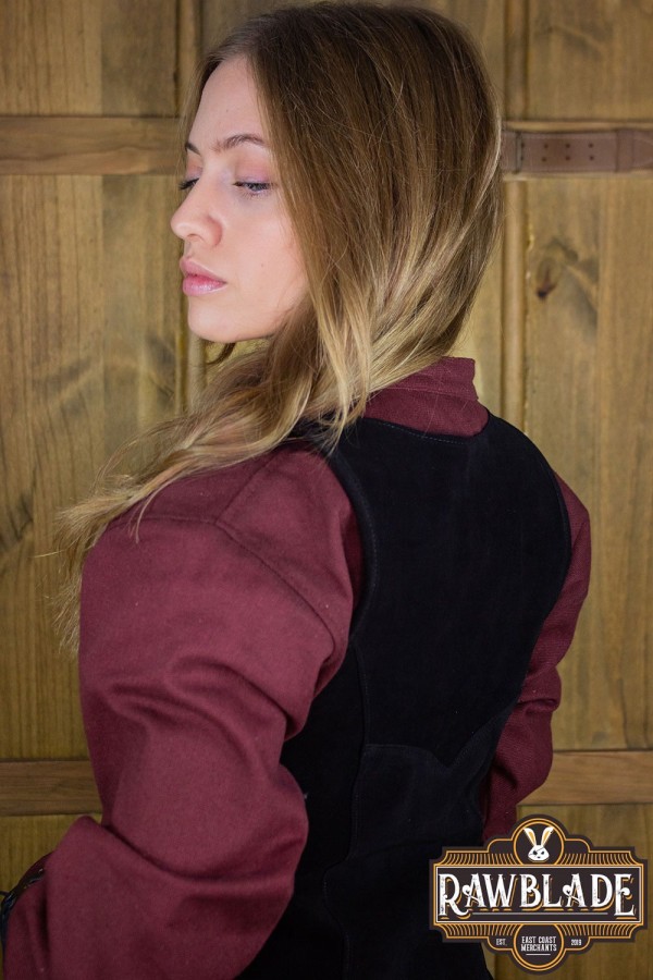 Crussader Knight Tabard, Femme - Noir / Rouge