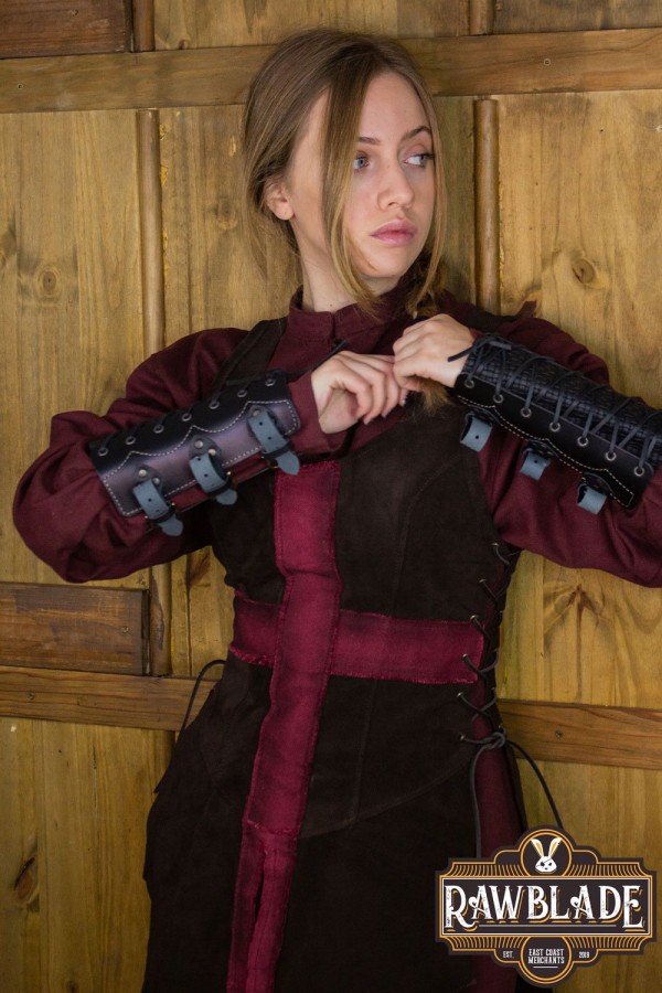 Crussader Knight Tabard, Woman - Brown/Red