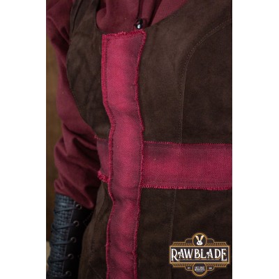 Crussader Knight Tabard, Femme - Brown / Rouge