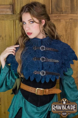 Oria Scale Gorget - Blue