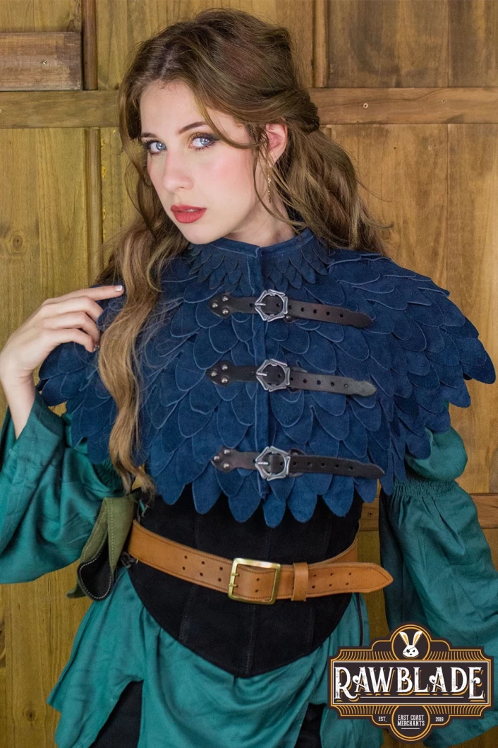 Oria Scale Gorget - Blue