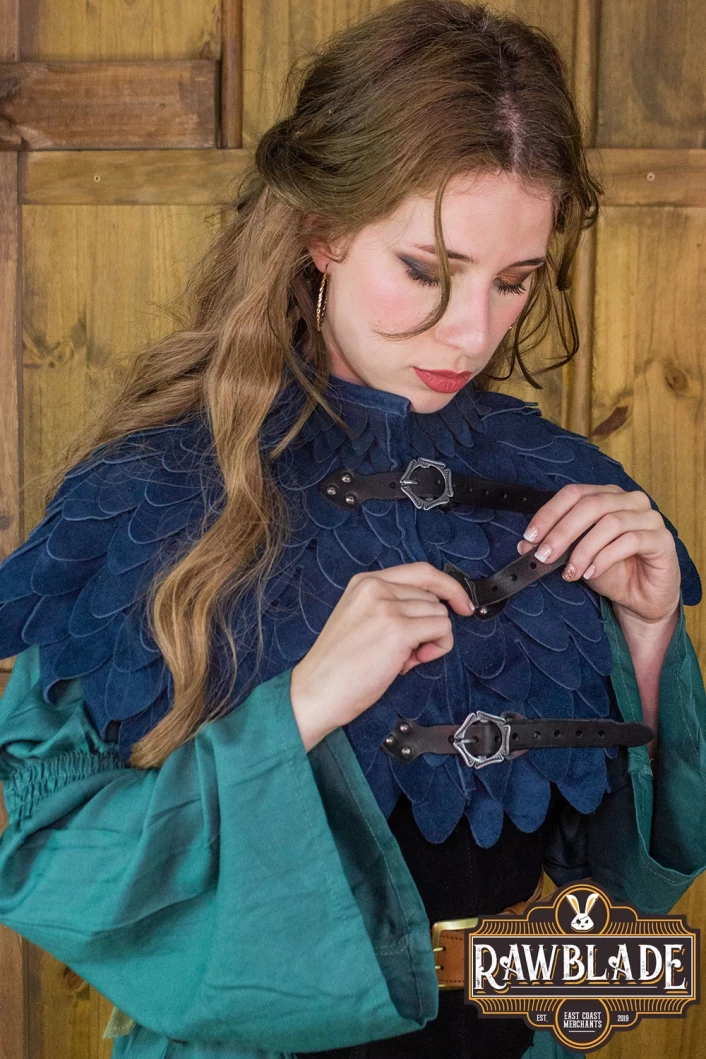 Oria Scale Gorget - Blue