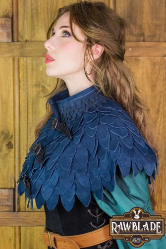 Oria Scale Gorget - Blue