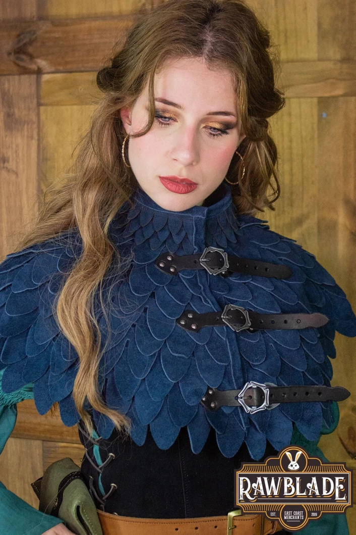 Oria Scale Gorget - Blue