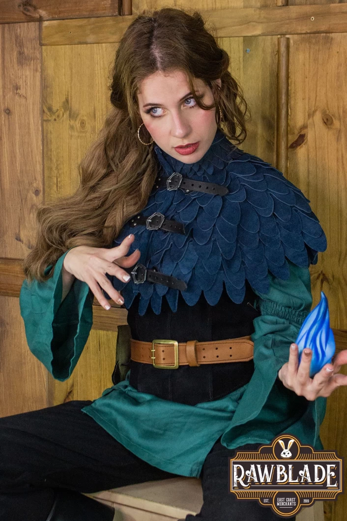 Oria Scale Gorget - Blue