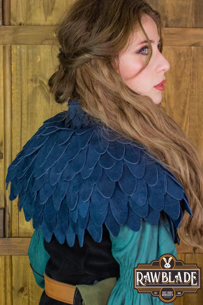 Oria Scale Gorget - Blue