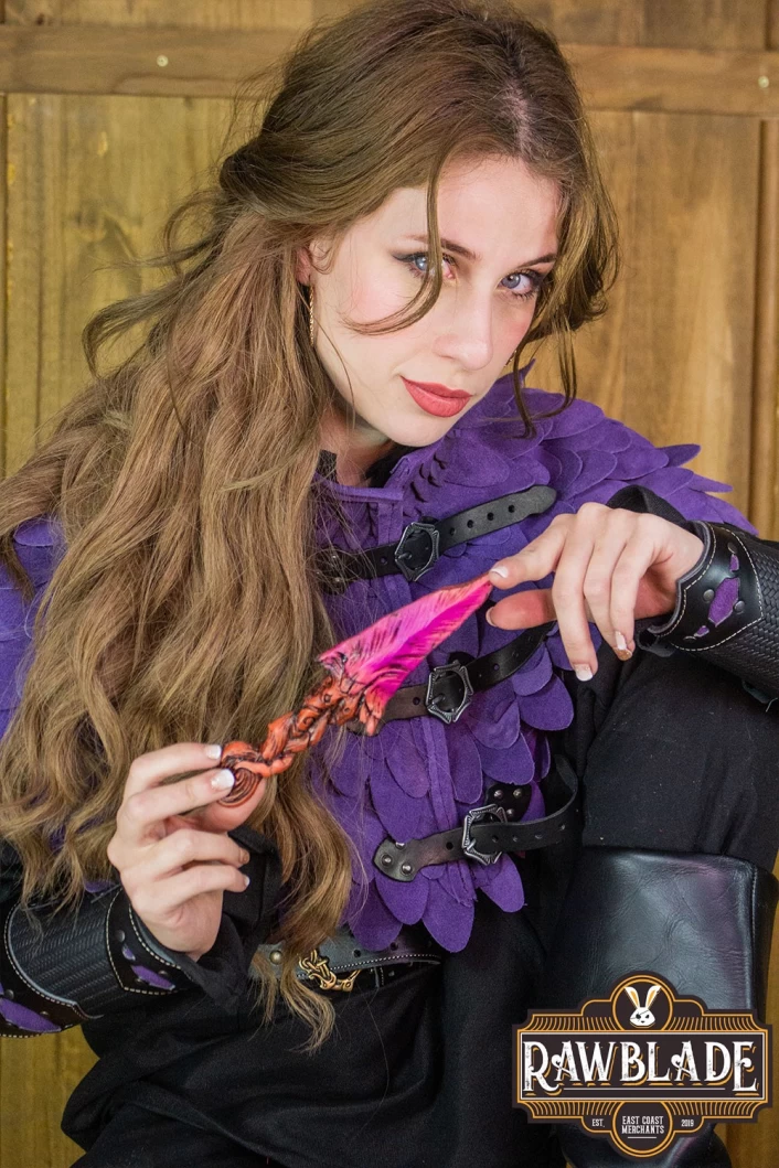 Oria Scale Gorget - Purple