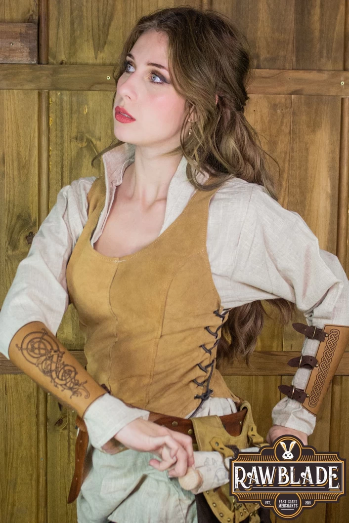 Granada Bodice - Light Brown