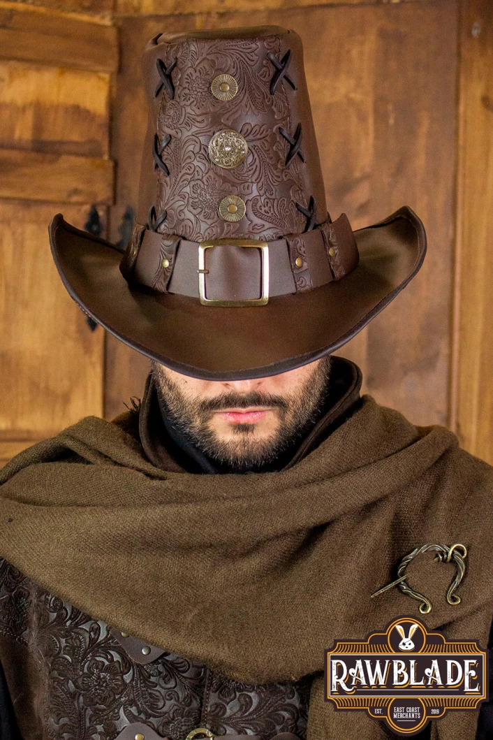 Johann Witch Hunter Hat Deluxe - Brown