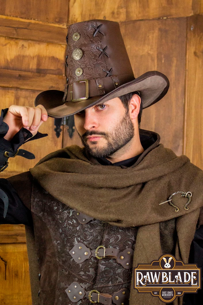 Johann Witch Hunter Hat Deluxe - Brown