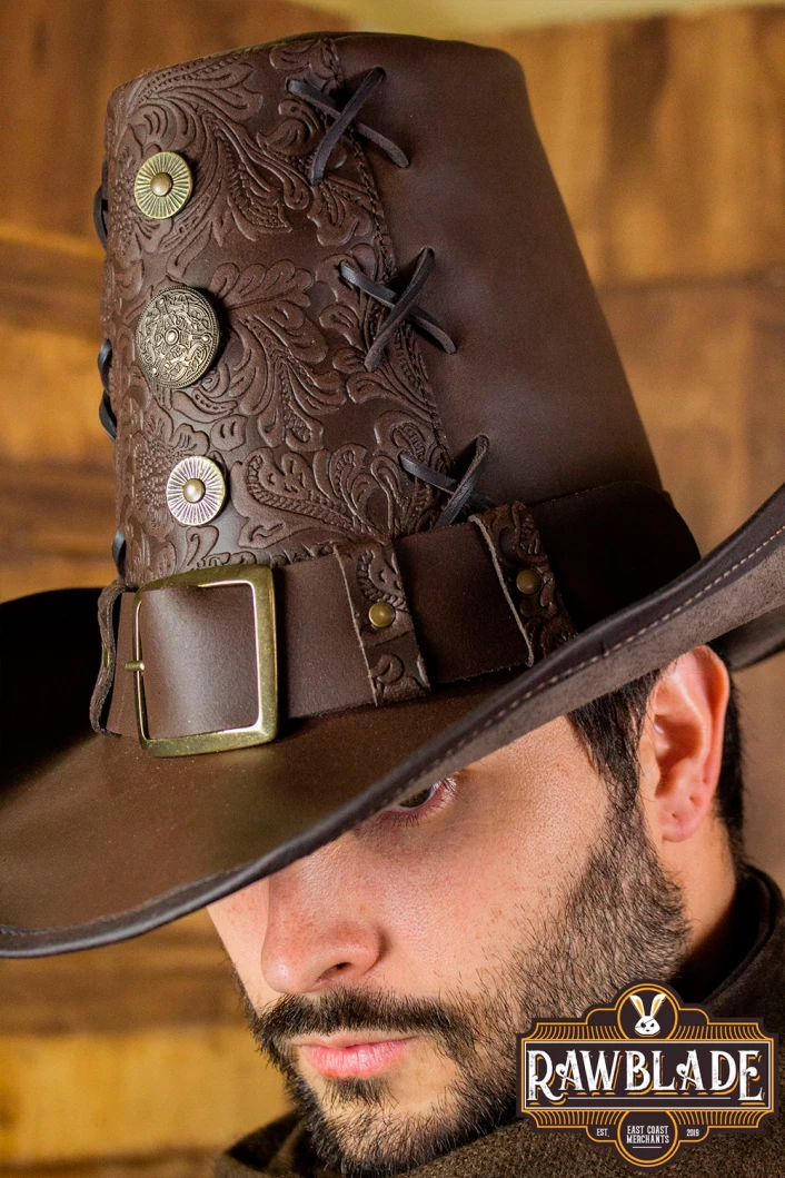 Johann Witch Hunter Hat Deluxe - Brown