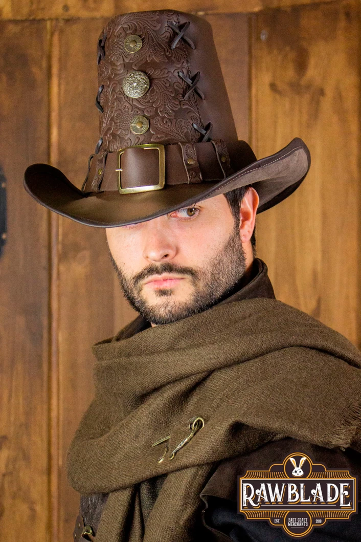 Johann Witch Hunter Hat Deluxe - Brown