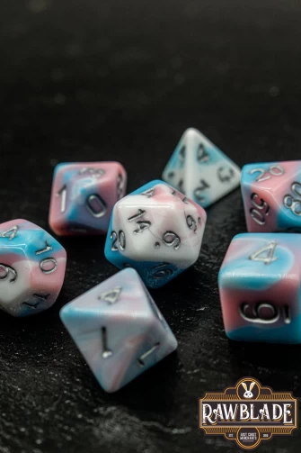 3 Color Blend Dice Set - Pink&Blue
