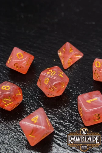 Gemstone Style Dice Set - Agate