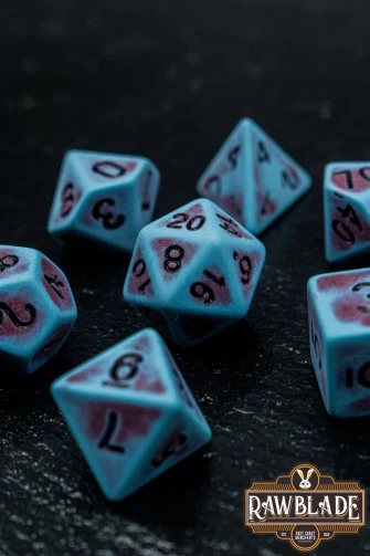 Ancient Dice Set - Red&Blue