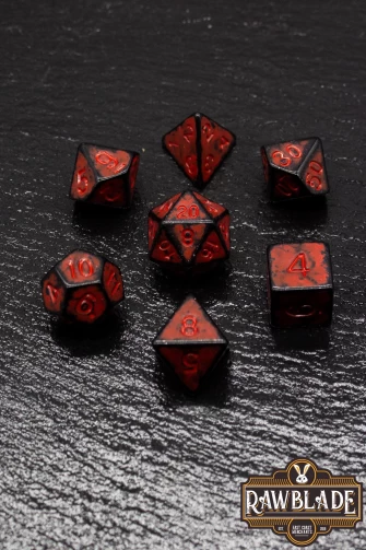 Ancient Dice Set - Red