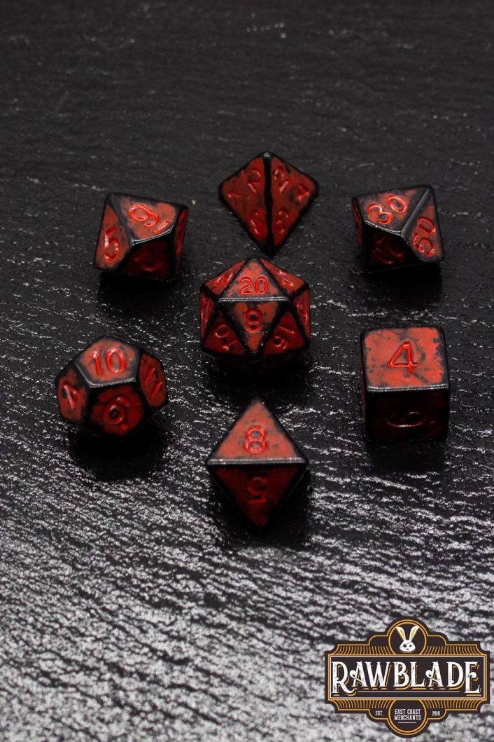 Ancient Dice Set - Red