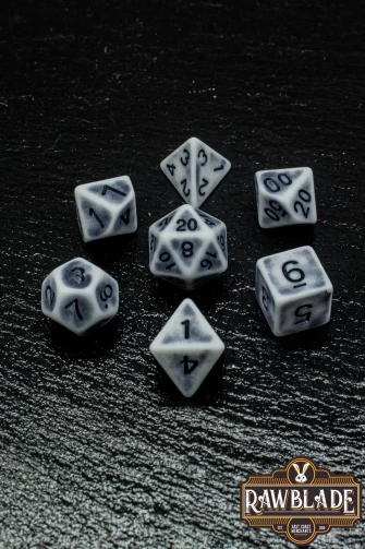 Ancient Dice Set - White