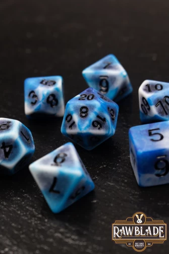 Ancient Dice Set - Blue