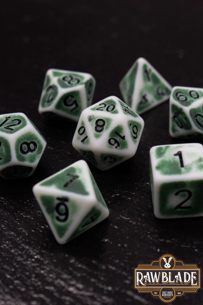Ancient Dice Set - Green