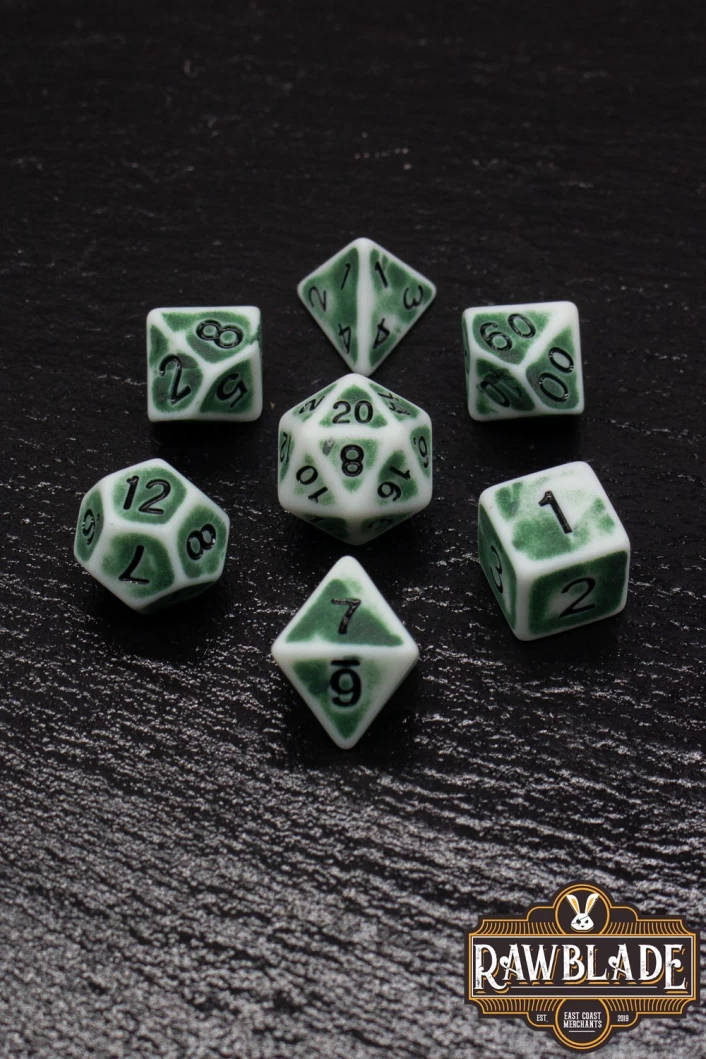 Ancient Dice Set - Green