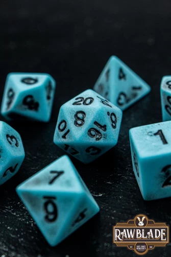 Ancient Dice Set - Sky Blue