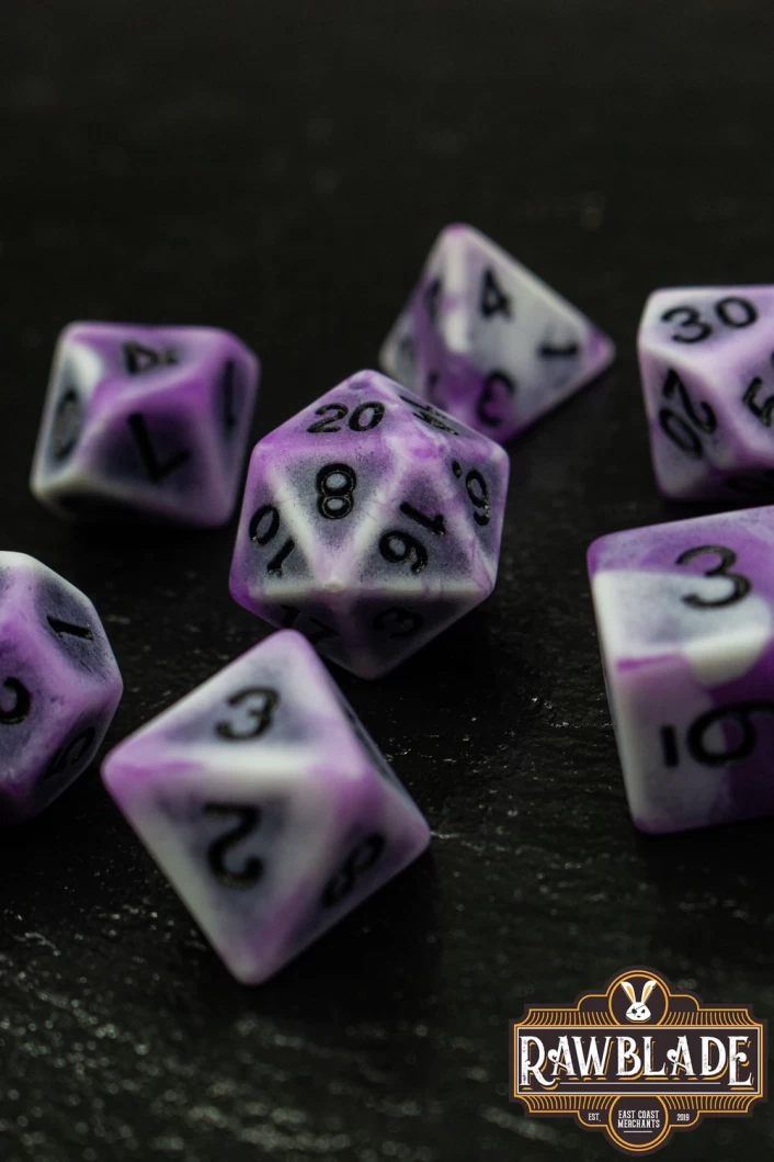 Ancient Dice Set - Purple