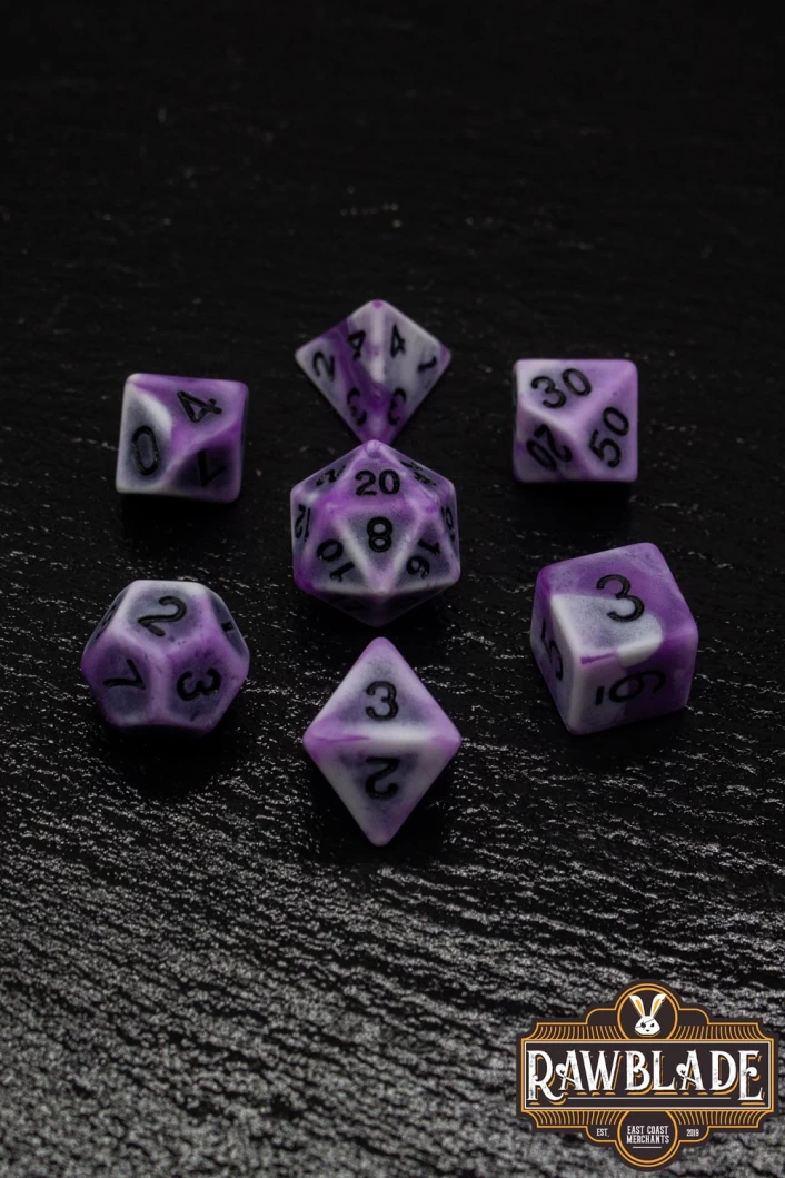 Ancient Dice Set - Purple