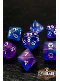 Galaxy Dice Set - Purple