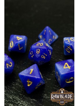 Galaxy Dice Set - Light Blue