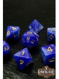 Galaxy Dice Set - Light Blue