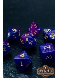 Galaxy Dice Set - Blue&Purple
