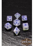 Galaxy Dice Set - White